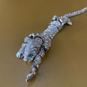 Vintage Panther shoulder Brooch